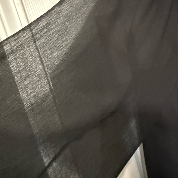 Mushka by Sienna Rose Sheer Black Embroidered Top- L - Picture 6 of 8